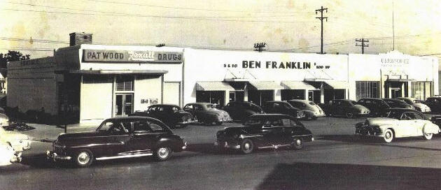 Pat Wood Drug store on Franklin St